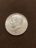 Münze 1/2 Dollar Silber 1967 Kennedy