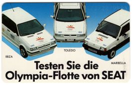 SEAT - seltene volle deutsche Telefonkarte