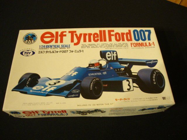 1:24 MARUI TILT Japan Bausatz mit Motor/ elf TYRELL FORD 007 (Gebraucht ...