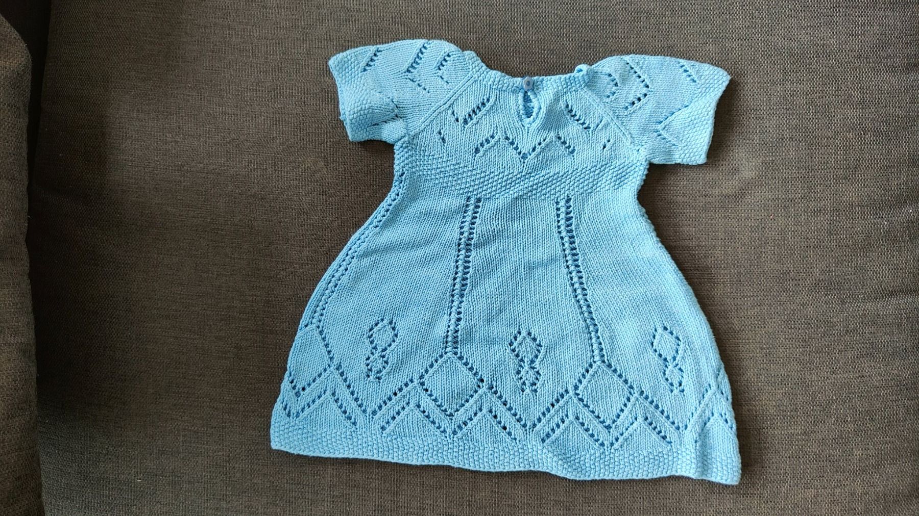 Vestiti & Gonne: 86  Kleid Blau gestrickt – Usato da Sursee venduto da lou19 1