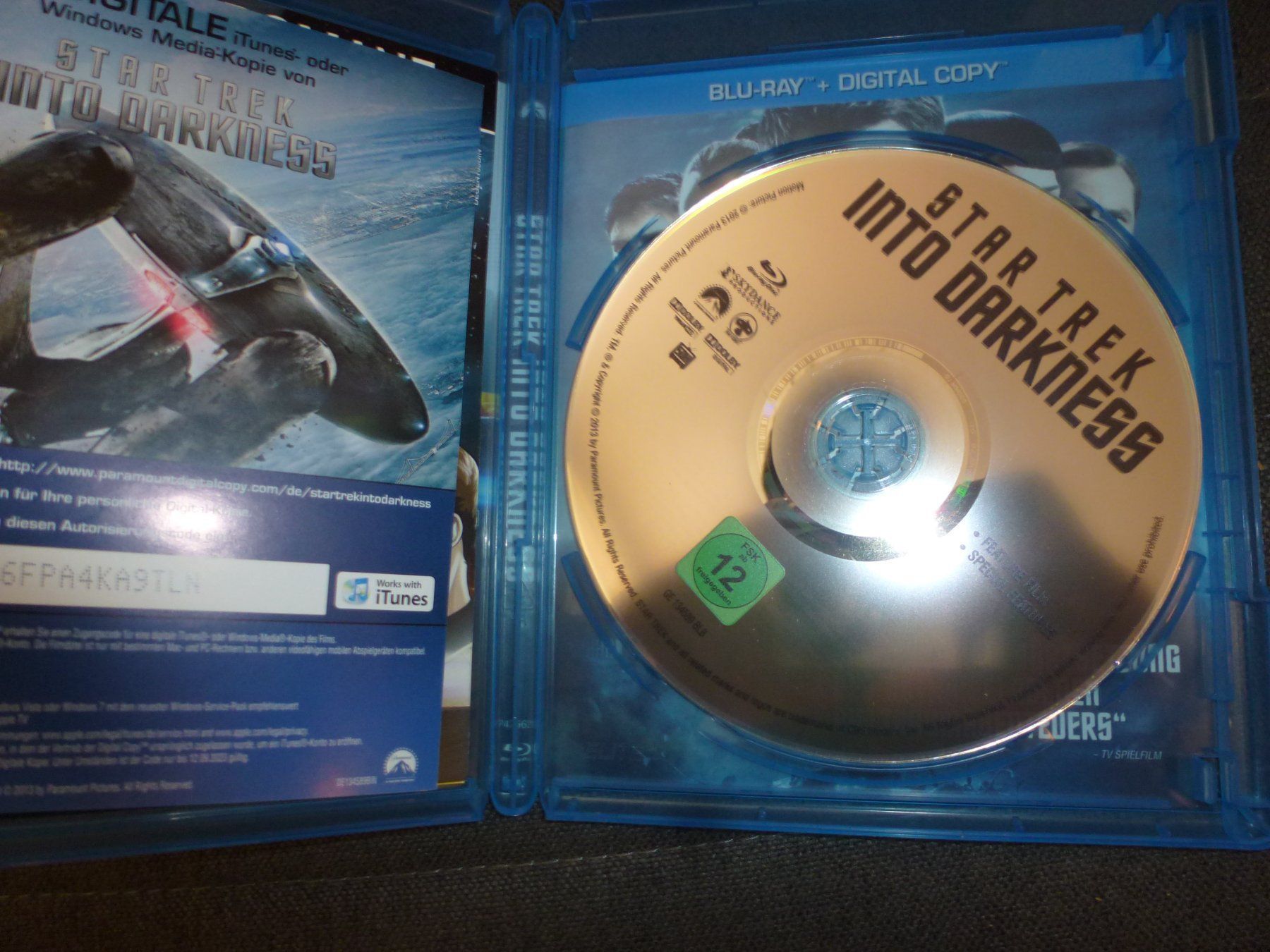 Tutti i DVDs: Star Trek into Darkness BLU-RAY – Usato da Olten venduto da Disc-Verkauf 1