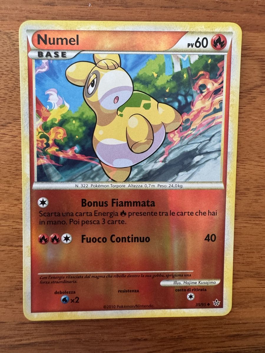Pokémon Carte collezionabili: Numel Holo - Forze scatenate 35/95 – Nuovo (secondo la descrizione) da Breganzona venduto da CaiLol