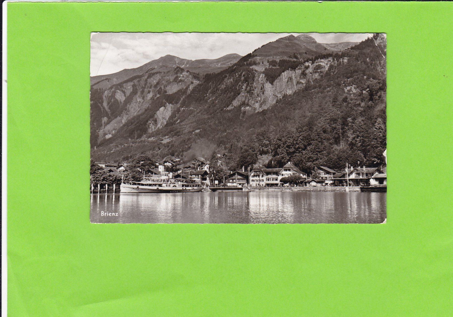 Ansichtskarten: Brienz vom See aus – Gebraucht aus St. Peterzell von neckertal