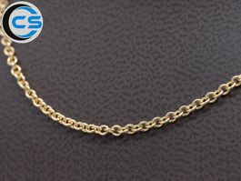 Collier, Ankercollier 750 18 Karat Gelbgold Länge 50cm