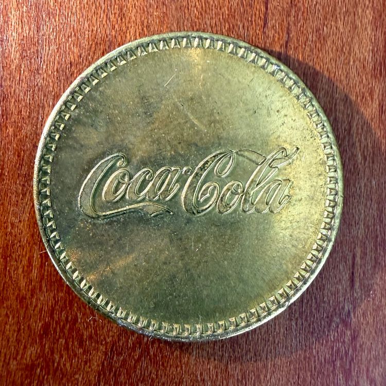 Coca-Cola Jeton Messing für Getränkeautomat - Vintage (Gebraucht) in ...