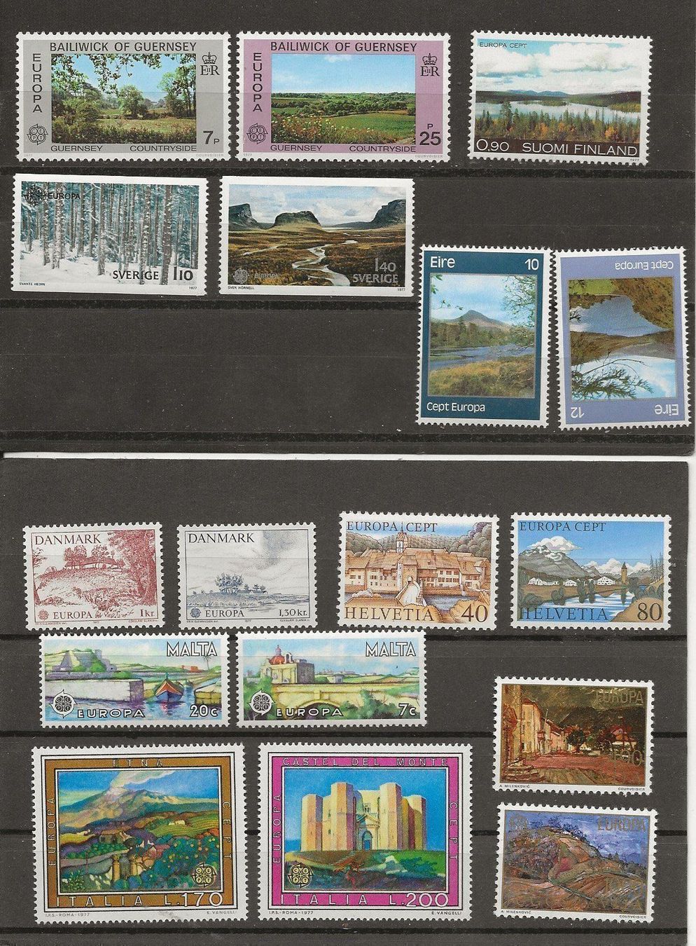 Tutti i francobolli: Europa Tous les pays 1977 ** – Nuovo (secondo la descrizione) da Sion venduto da PierreP01 2