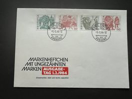 FDC 1984 ungezähnte Markenhefte (E1682)