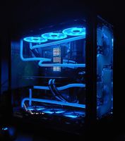 Gaming PC mit Custom Wasserkühlung, RGB