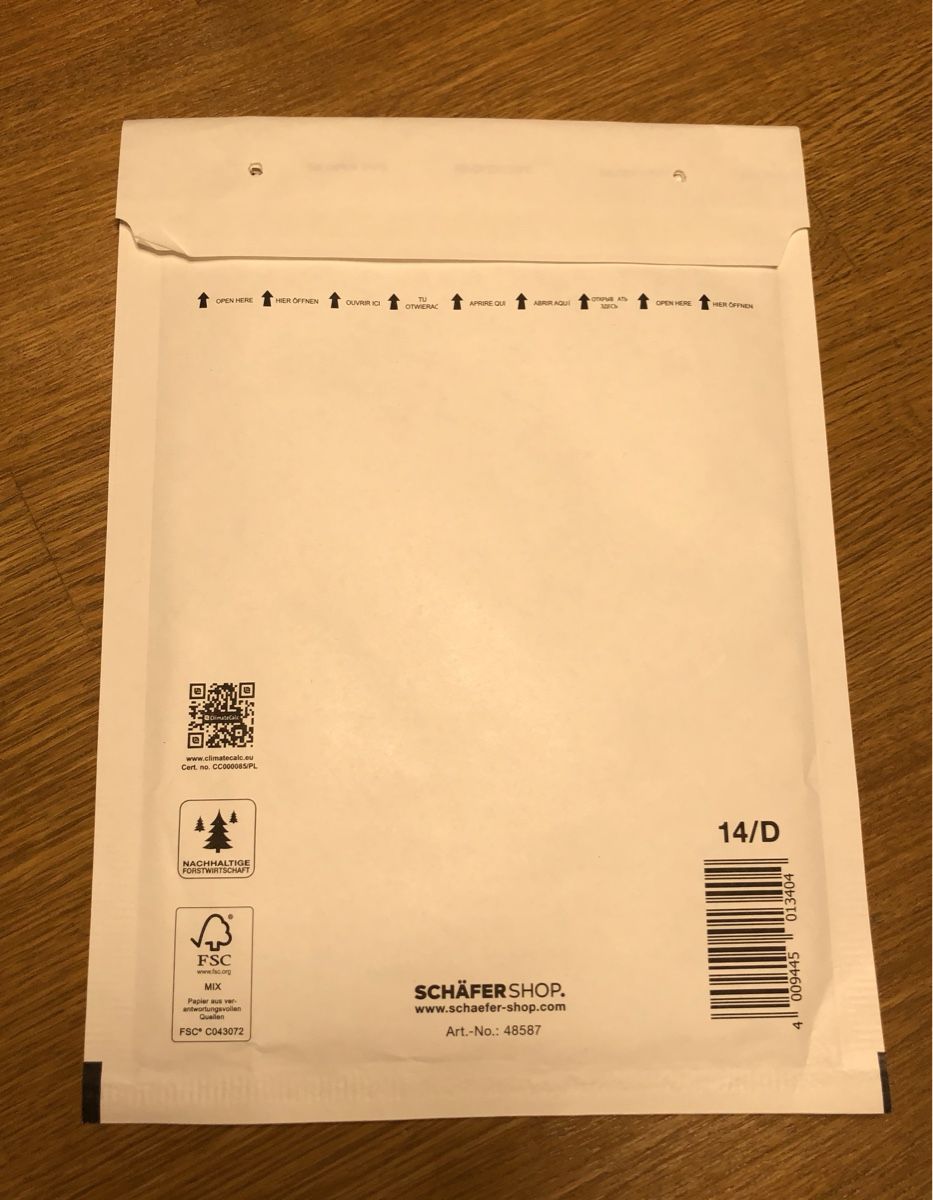 Buste & buste per spedizione: 10 Luftpolstertaschen, weiss, Format 14/D – Nuovo (secondo la descrizione) da Römerswil LU venduto da Icehead 1