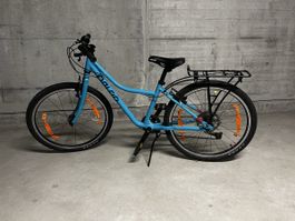 Kinderfahrrad Naloo, 24 Zoll, blau