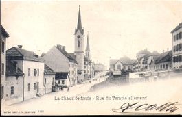 CHAUX - de - FONDS, rue du temple Allemand
