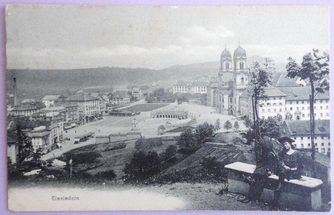 Cartoline postali: Einsiedeln – Difettoso da Fétigny venduto da Billy2miny