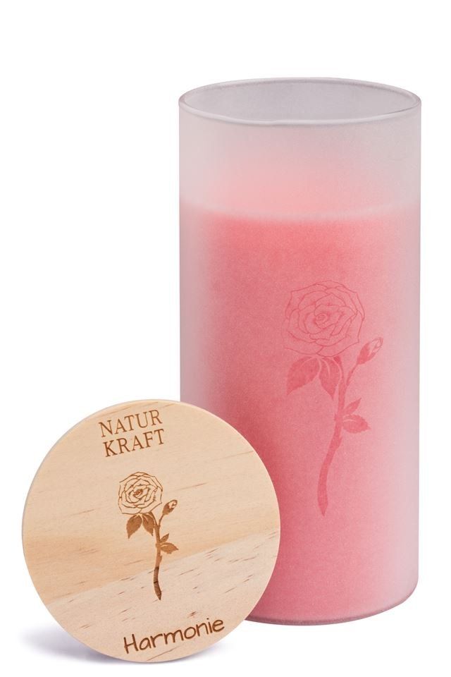 Candele: Berglicht Glaskerze - Harmonie – Nuovo e nell'imballaggio originale da Mauren venduto da Yeelen