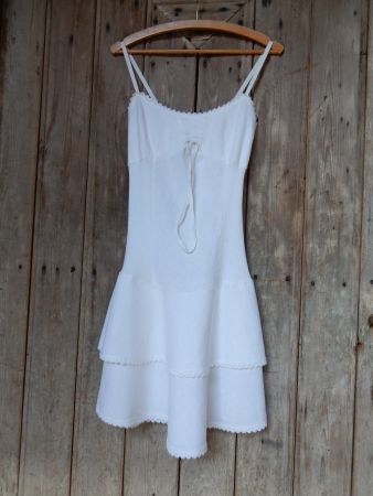 Kleid   100 % LEINEN    * MADE IN ITALY  *  M    FRANCE