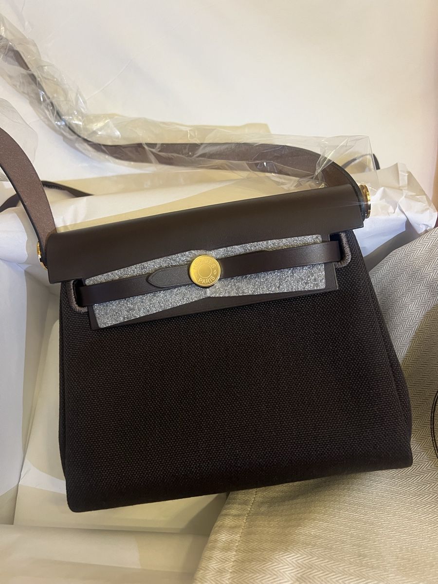 Hermès Borse: Herbag Hermes 20cm (mini) – Nuovo e nell'imballaggio originale da Lutry venduto da roxypoxy