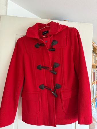 Dufflecoat Caroll rot Grösse 36 in gutem Zustand