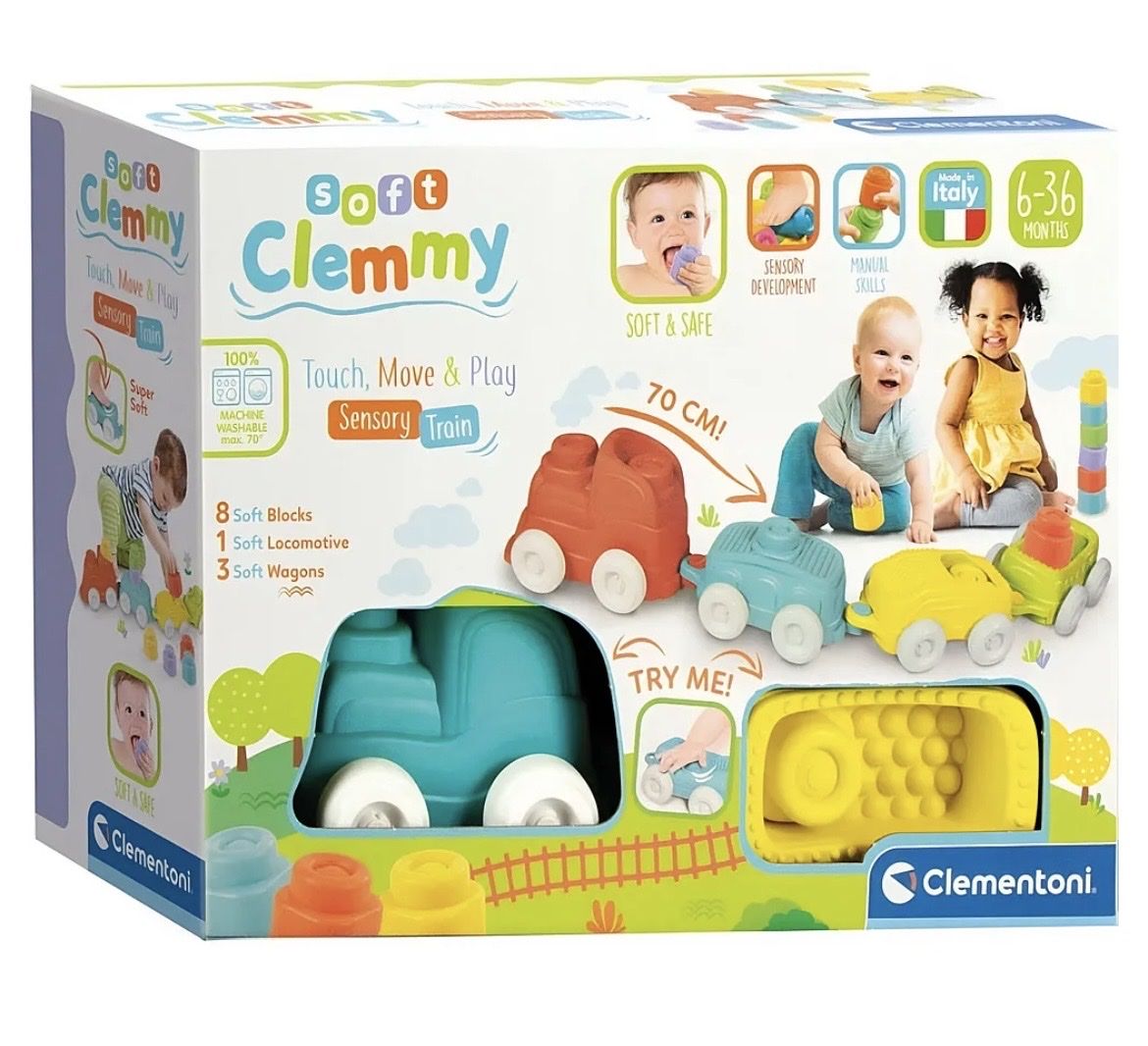 Clementoni Giocattoli: Clementoni Baby - Clemmy Sinneszug + sensorischer Teppich – Nuovo (secondo la descrizione) da Bergdietikon venduto da lua_6f9w 3