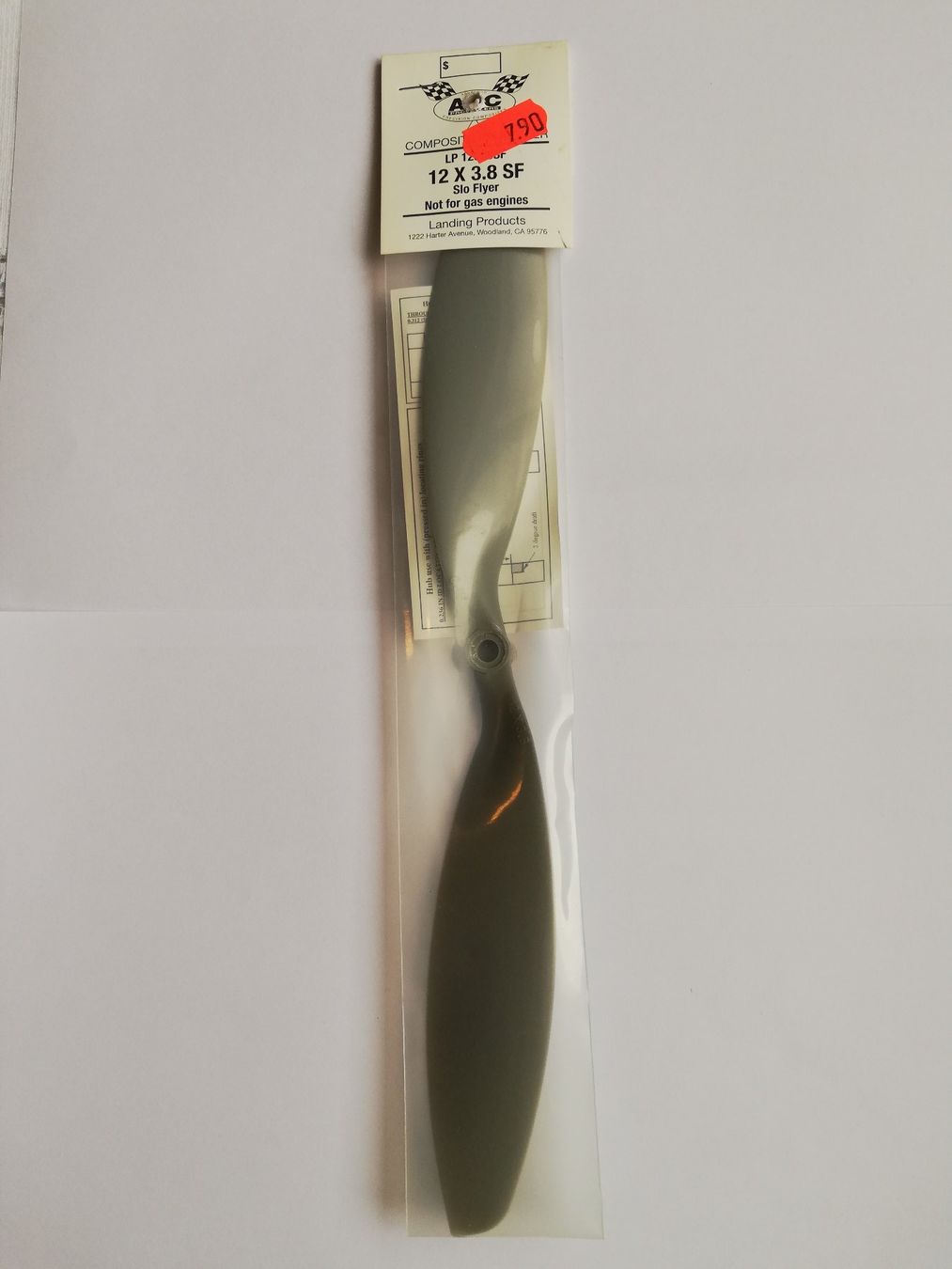 Modellismo RC: APC 12x3.8 SF Slo Flyer Propeller – Nuovo e nell'imballaggio originale da Flüh venduto da AMS-Modellbau