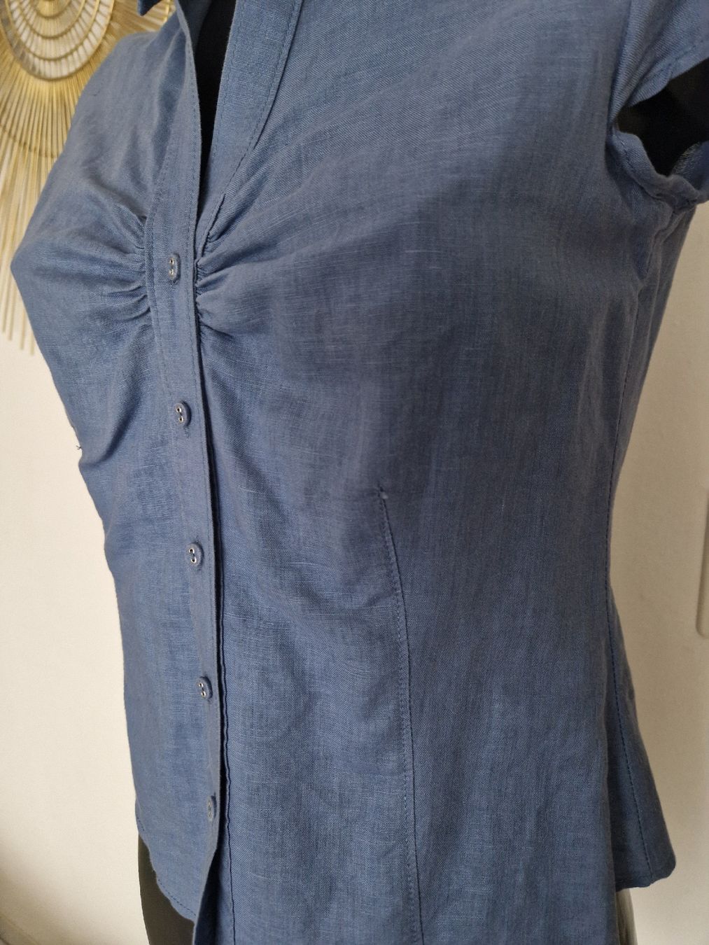 Blusen: Camicia estiva BIAGGINI lino/cotone tg. 36 – Gebraucht aus Arbedo von Gyn 2