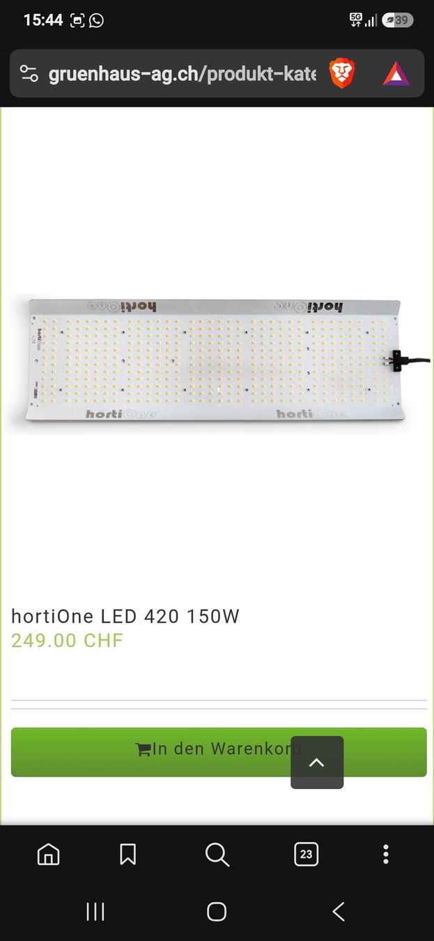 Lampes: Growlicht LED 150W  – D'occasion à Zürich par TStyle 5