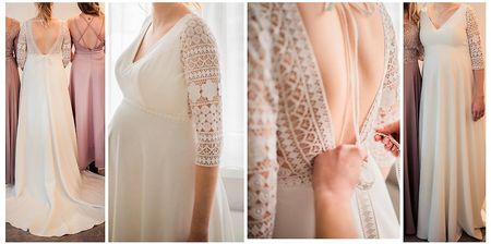 Umstandsbrautkleid