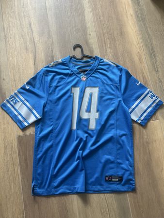 NFL Trikot Nike Detroit Lions St Brown 14 blau Grösse XL NEU