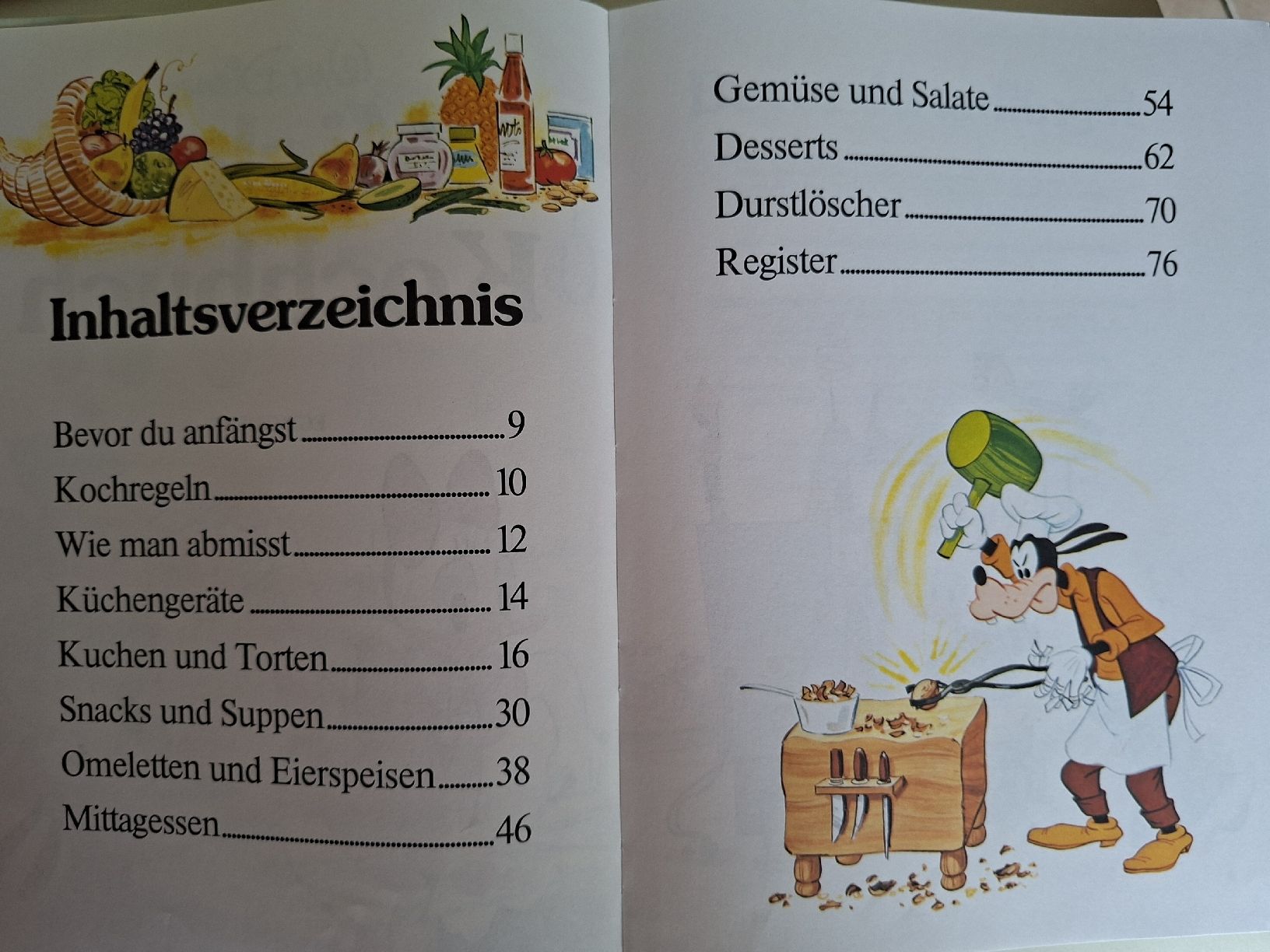 Livres: Altes Disney Kochbuch von 1985  – D'occasion à Schwanden Sigrisw par cadieux71 4
