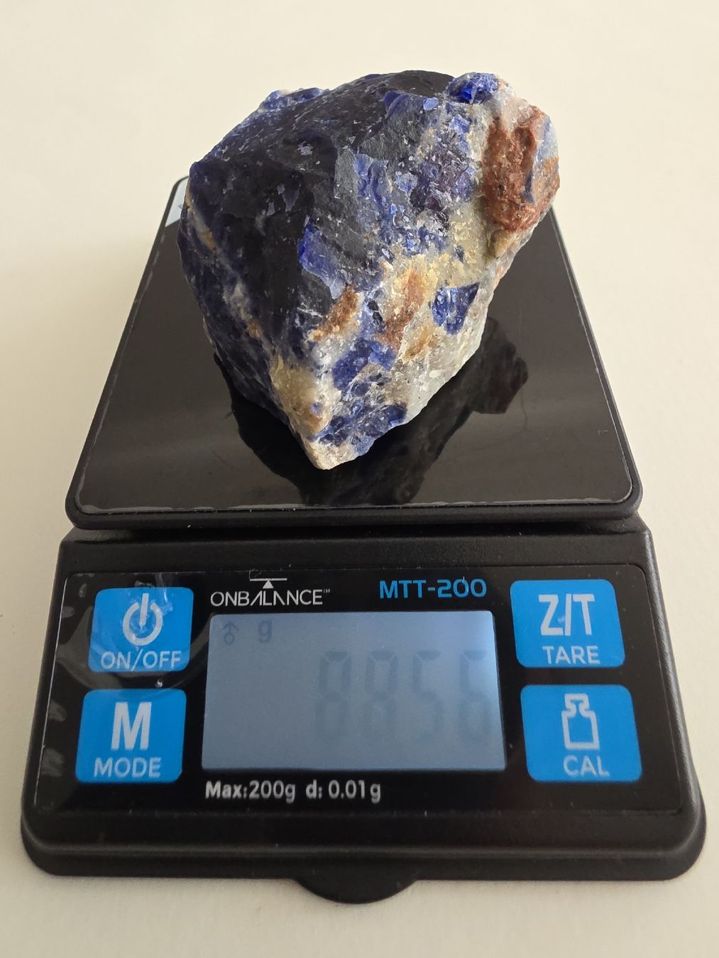Mineralien & Heilsteine: Sodalit Rohstein ca. 45x40x35mm. – Neu und originalverpackt aus Menziken von Mirager 7