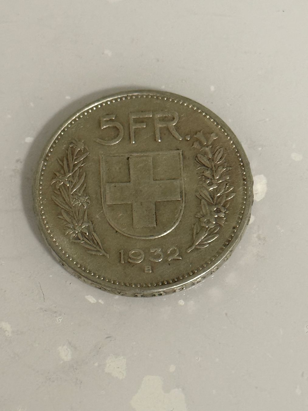Alle Münzen: 5 Franken 1932  Silber – Gebraucht aus Wallisellen von SWISS_SILVER1