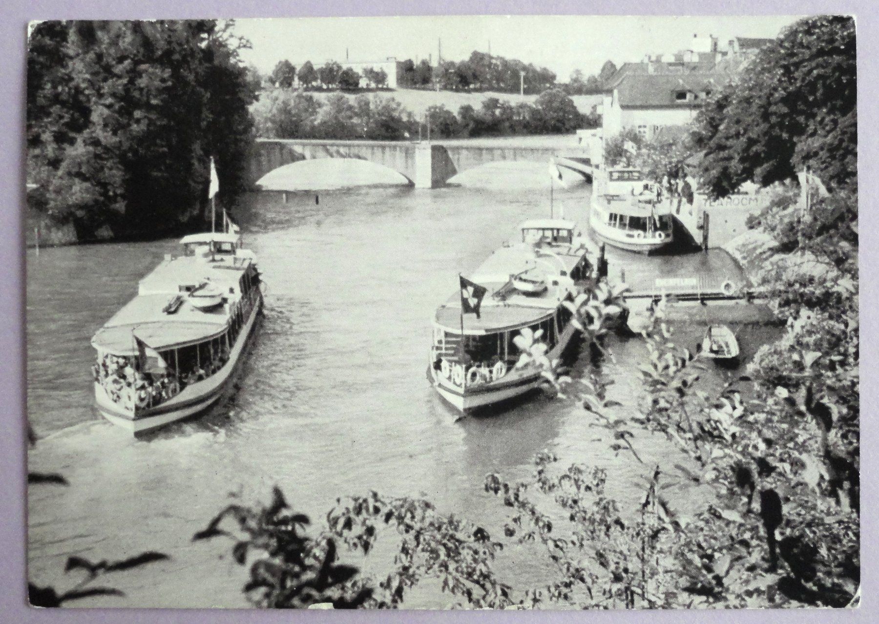 Cartoline postali: Rheinfelden mit den 3 Personenschiffen – Usato da Fétigny venduto da Billy2miny