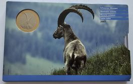Münzsatz Schweiz 2007 Stempelglanz im Schutzkarton