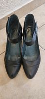 Chaussures Karston cuir noir intérieur vert petrole 39