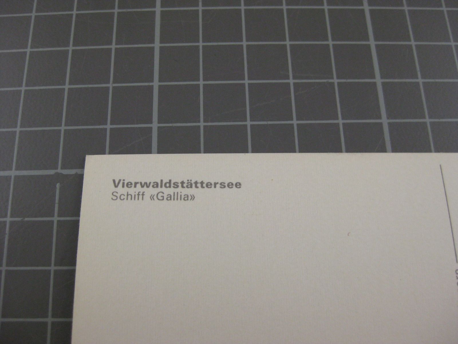 Cartoline postali: Dampfschiff Gallia – Usato da Malters venduto da Marosko 2