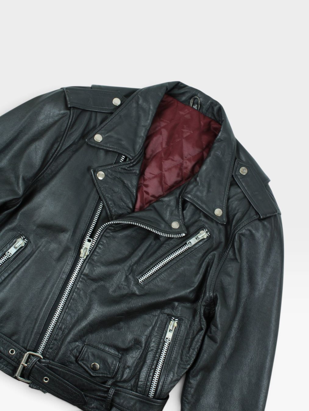 Vera Pelle Giacche: Vinci Leather Biker Jacket – Usato da St. Gallen venduto da look-twice 2