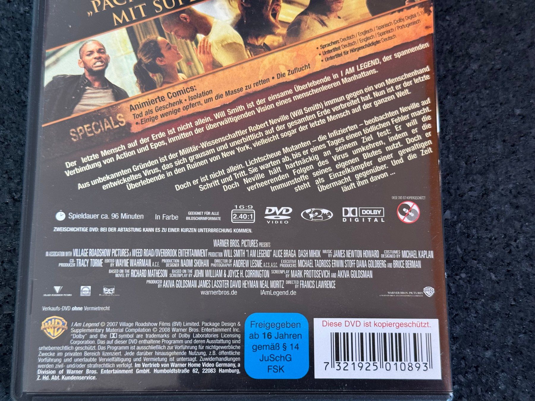 Tutti i DVDs: I am Legend DVD DE/EN/SP Will Smith – Usato da Fribourg venduto da tschjoly 3