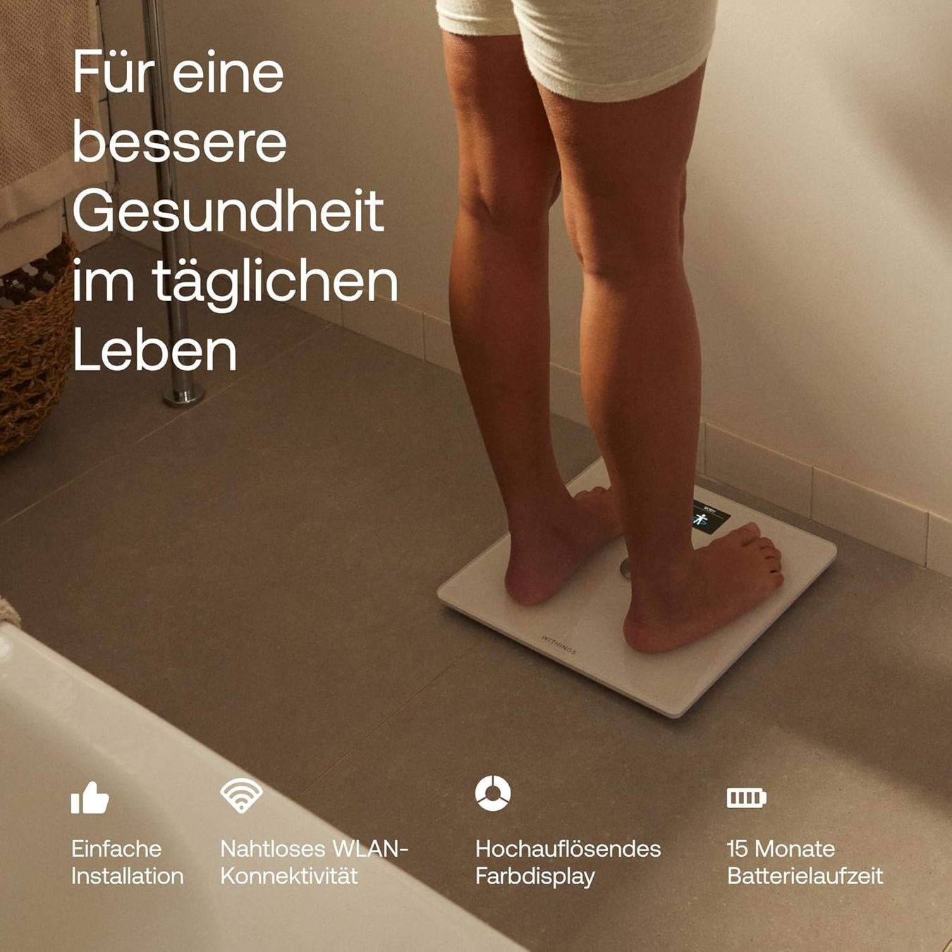 Withings Personenwaagen: Withings Body Smart Körperanalysewaage mit Farbbildschirm – Neu und originalverpackt aus Suhr von SchnapperCH 3