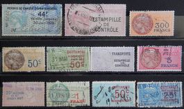 Frankreich Lot mit alten Werten XVI