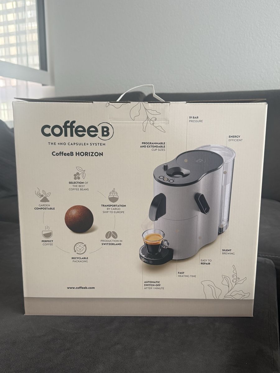 Coffee B Macchine per caffè & Macchine per espresso: Coffee B Kaffemaschine + Kapseln – Nuovo e nell'imballaggio originale da Herisau venduto da Antonys 1