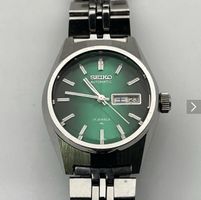 Seiko Automatic 17 Jewels Green Dial Ref. 2206-0720 Vintage 