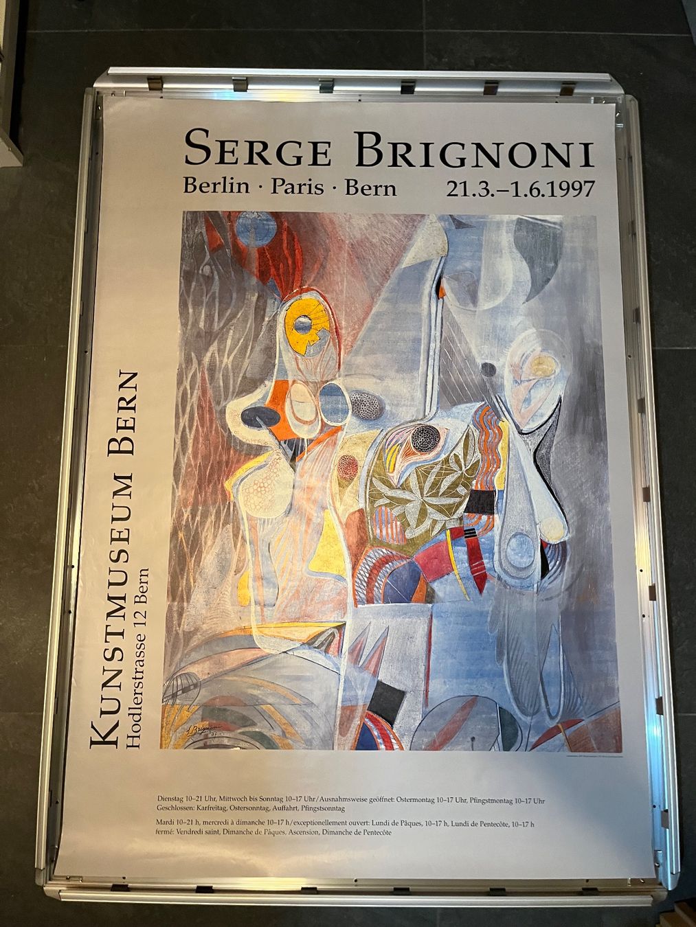 Poster & Bilder: plakat brignoni serge, bern 1997 – Gebraucht aus Emmenmatt von flyrecords