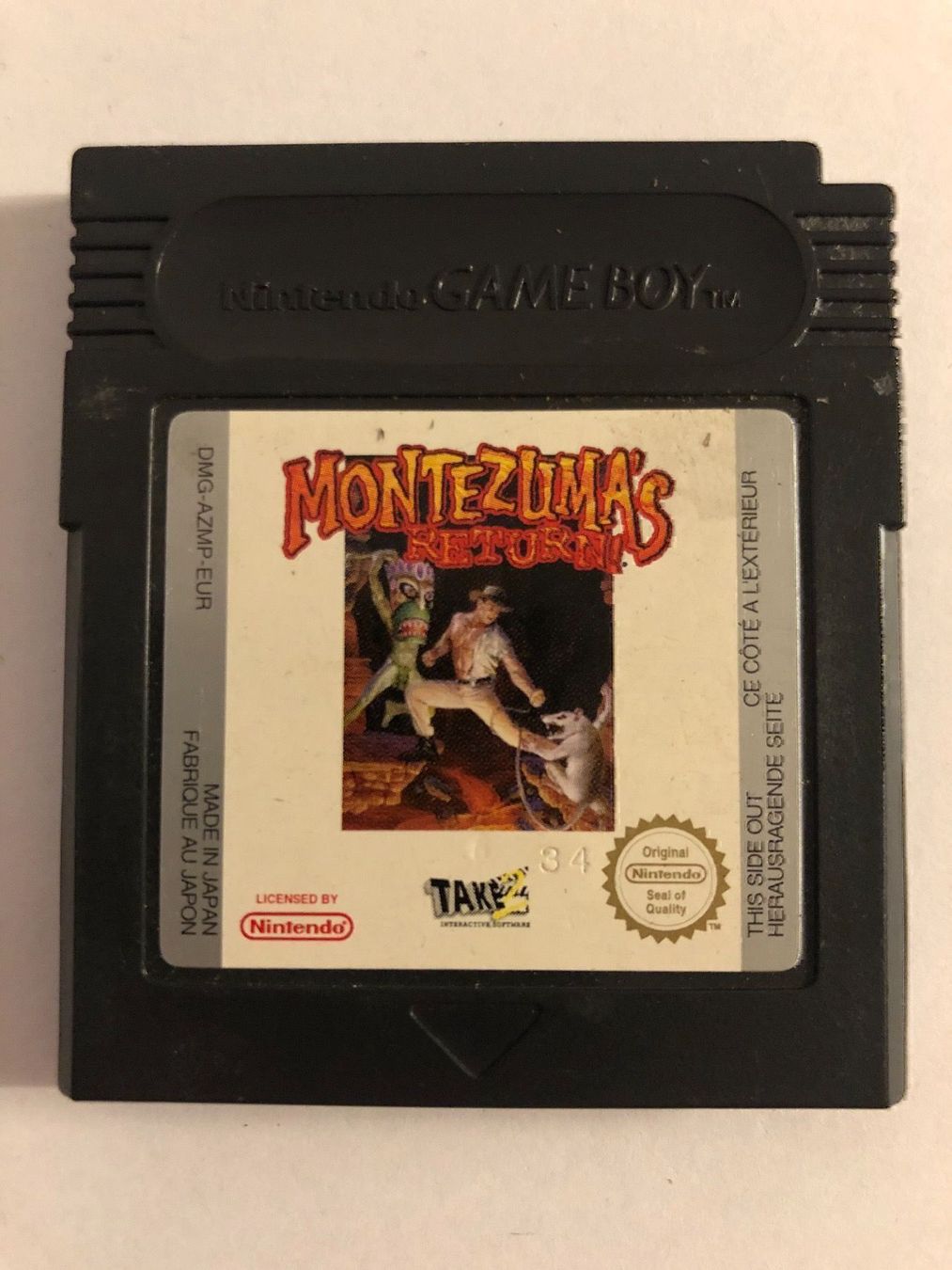 Nintendo Spiele: Montezumas Return für Nintendo GBC – Gebraucht aus Kestenholz von Naruto_01