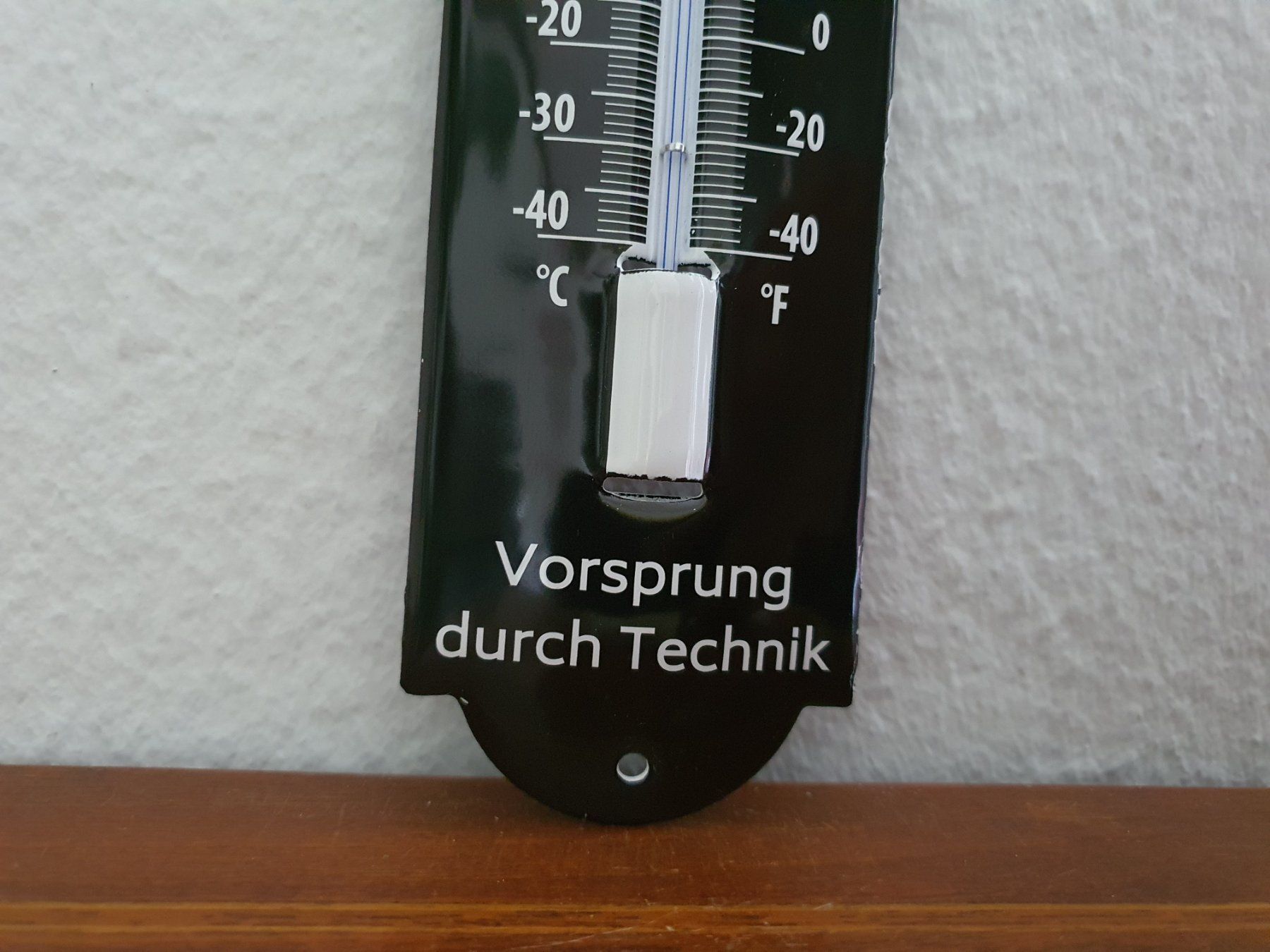 Schilder: Emailschild AUDI Automobil Logo Thermometer Emaille Schild – Neu (gemäss Beschreibung) aus Schaffhausen von  3