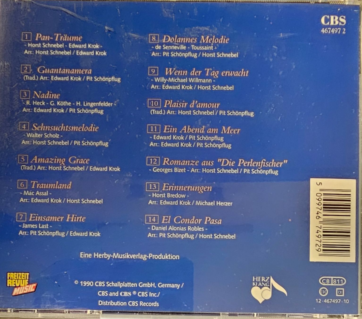 CD: Edward Simoni – Pan-Träume – Usato da Wahlen b. Laufen venduto da Cg10 1