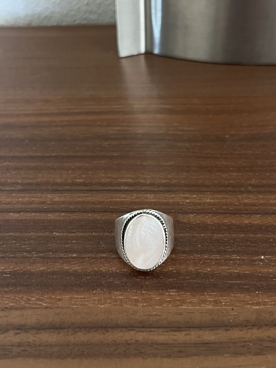Anelli: Ring Silber mit Perlmutt – Usato da Bern venduto da noe_vt6q 2