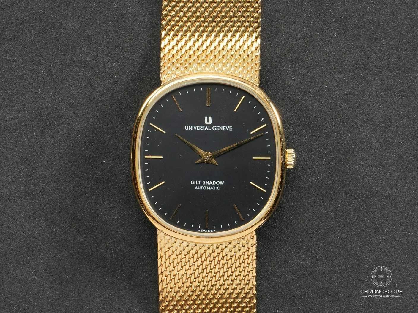 Universal Genève Uhren: Universal Geneve Gilt Shadow Ellipse Reference 566051 – Gebraucht aus Luzern von ChronoScope6004