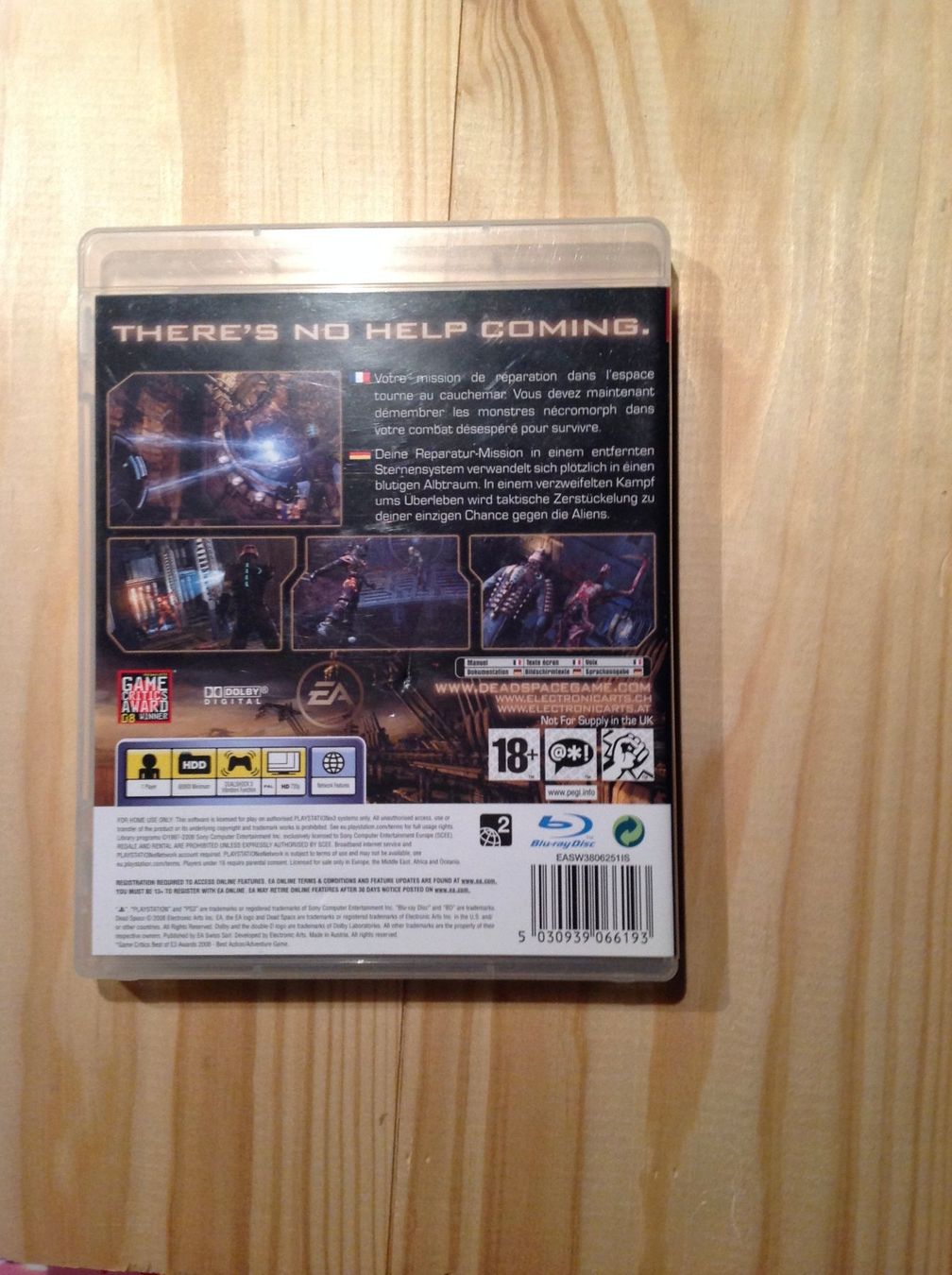 Spiele: jeux PS 3 - dead Space – Gebraucht aus Vuiteboeuf von broticaire 1