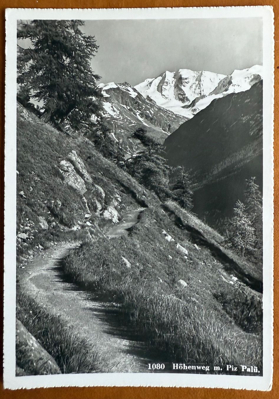 Cartoline postali: Piz Palü - Höhenweg 1954 – Usato da Lutry venduto da Ediego