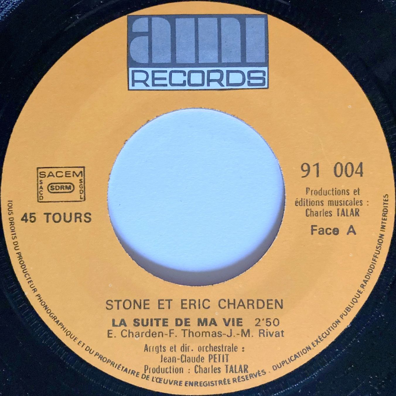 Dischi in vinile: STONE & CHARDEN - LA SUITE DE MA VIE – Usato da Bottens venduto da hotter-than-hell 2