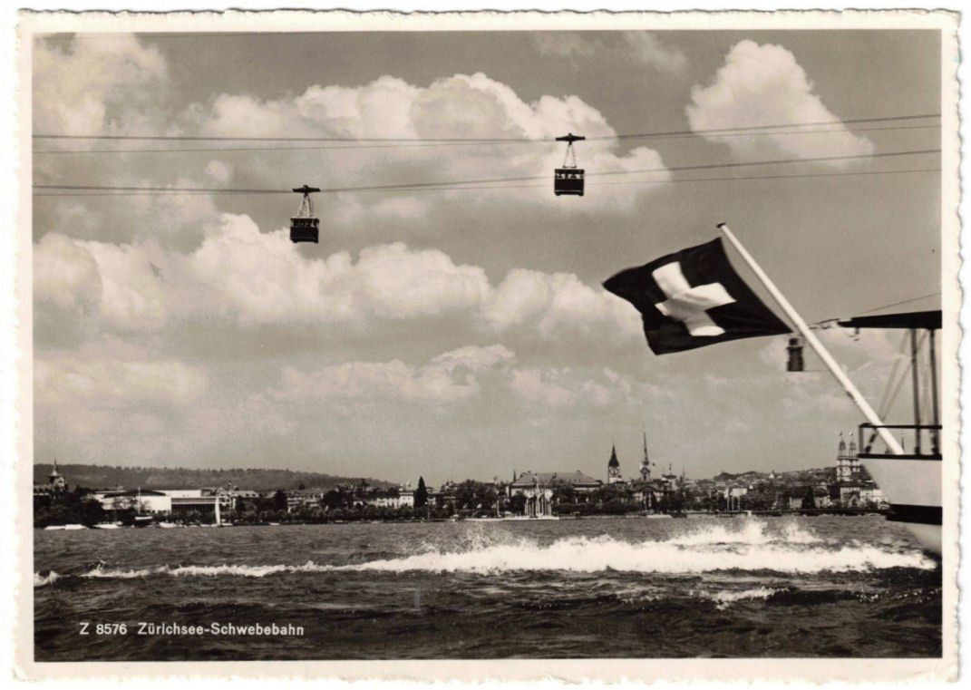 Ansichtskarten: Zürich - Luftseilbahn – Gebraucht aus Binningen von Mountainrider