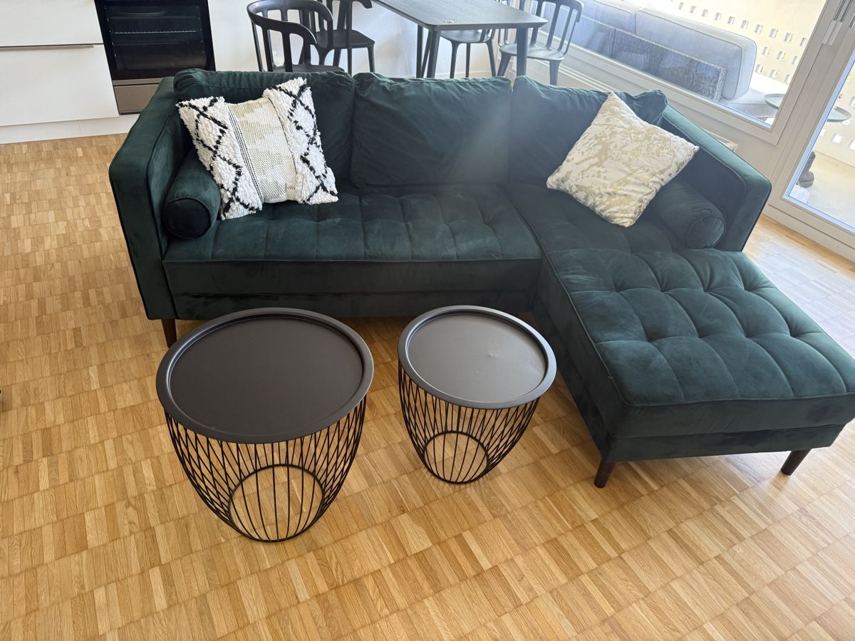 Sofas: Ecksofa dunkelgrün – Gebraucht aus Bern von lar_f2vx